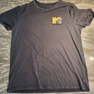 Gray American Eagle MTV Tee